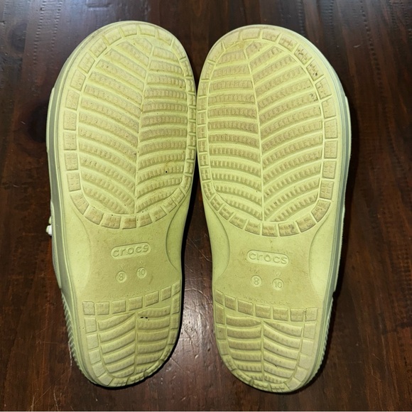 Unisex Crocs Classic Double Strap Relaxed Fit Slide Sandals Green M8 W10 - Picture 6 of 7